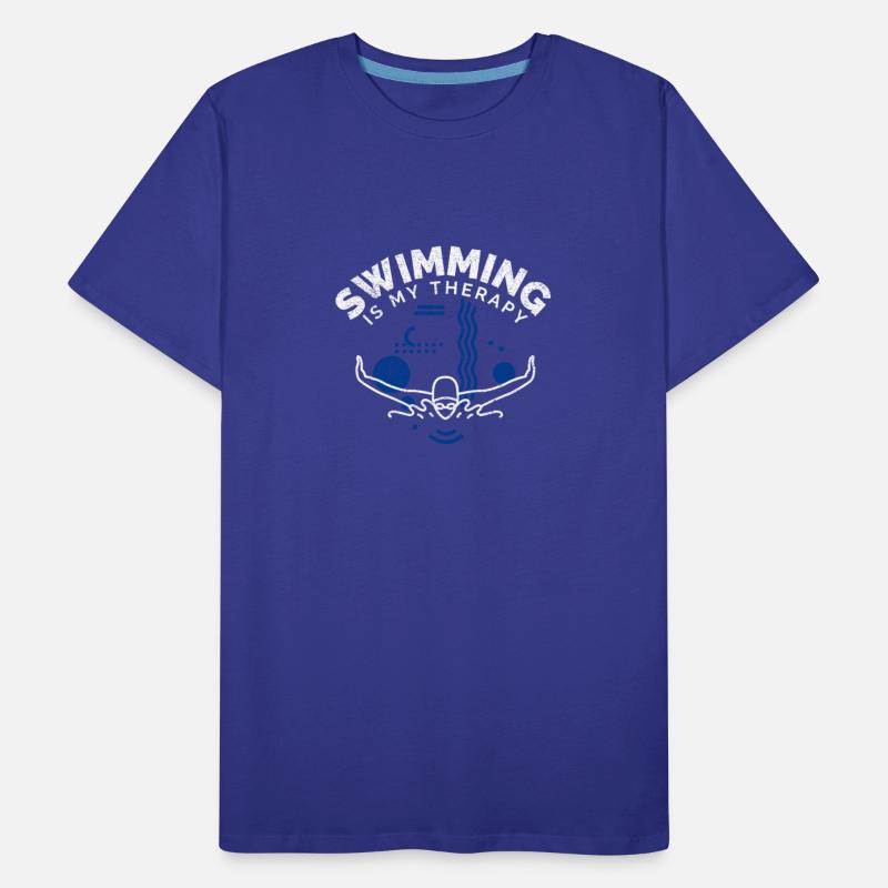 Swimming Funny Saying Swimming Is My Therapy