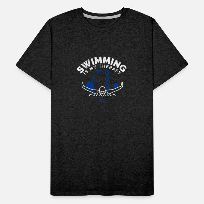 Swimming Funny Saying Swimming Is My Therapy