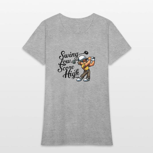 Swing Low, Score High (Golf Quote Design)