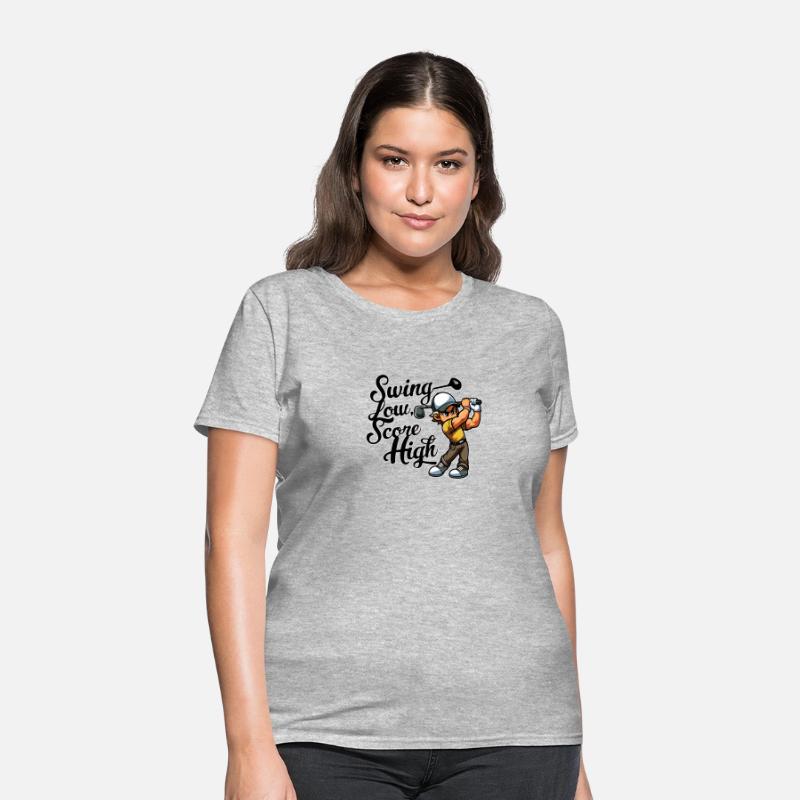 Swing Low, Score High (Golf Quote Design)