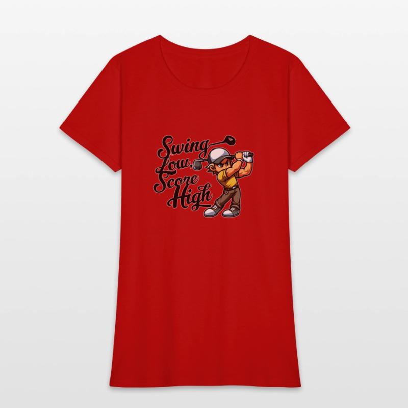 Swing Low, Score High (Golf Quote Design)