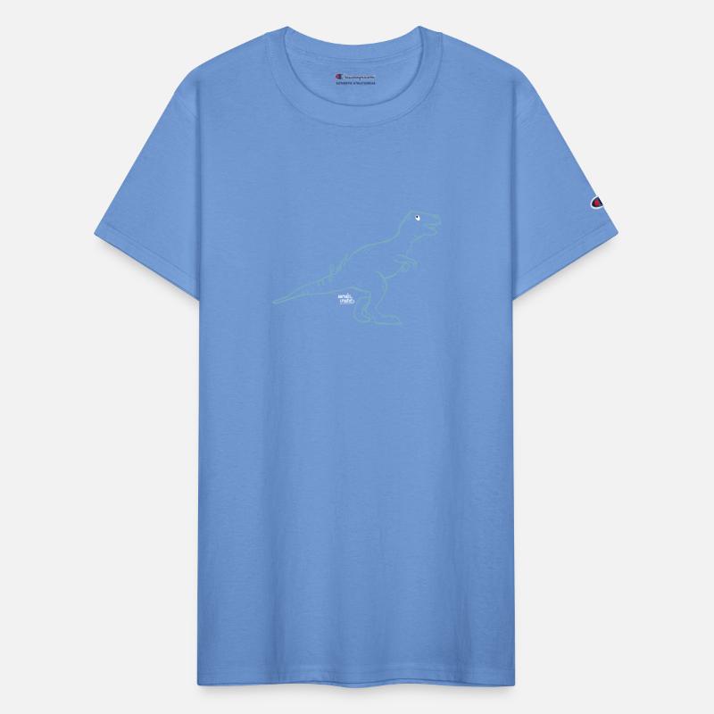 T Rex dinosaurs silhouettes with lettering LOVE