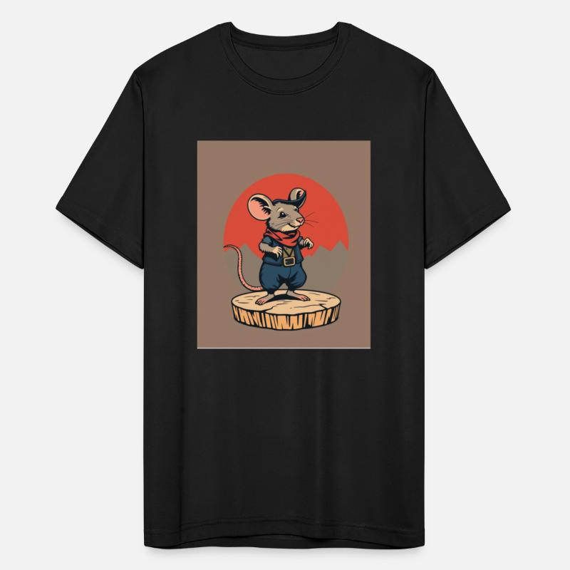 T-shirt design rat