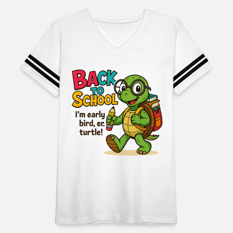 T-shirt for Back to School Turtle with Bag & Penci