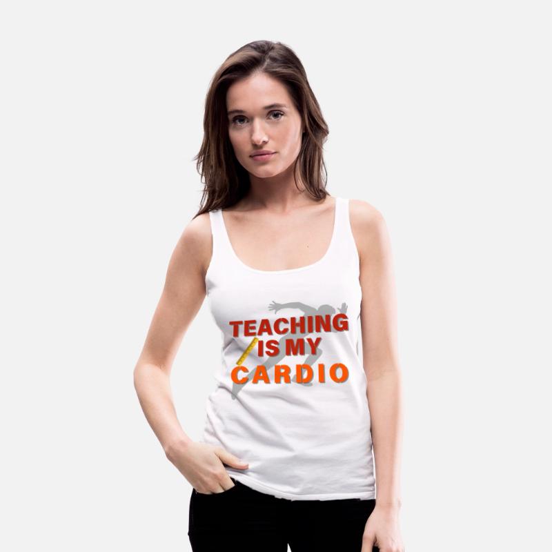 Teaching Is My Cardio, Funny Energetic Teacher tee