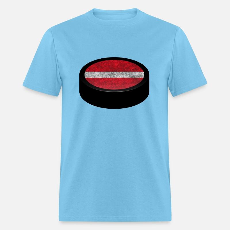 Team Latvia Hockey Puck