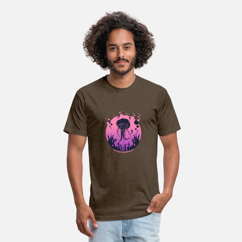 The Deep Glows Black – Jellyfish Tee