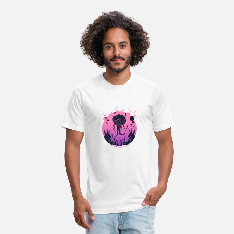 The Deep Glows Black – Jellyfish Tee