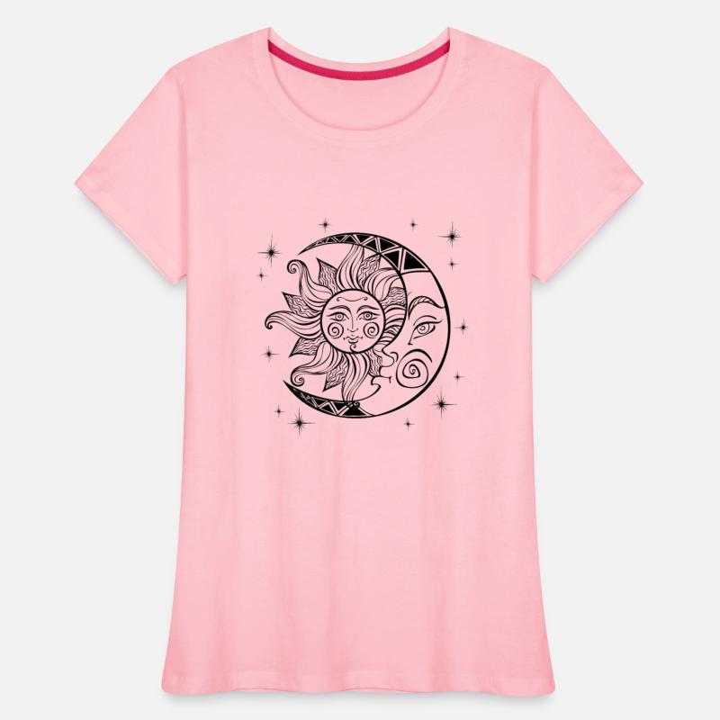 The moon and the sun Mystical Boho Style