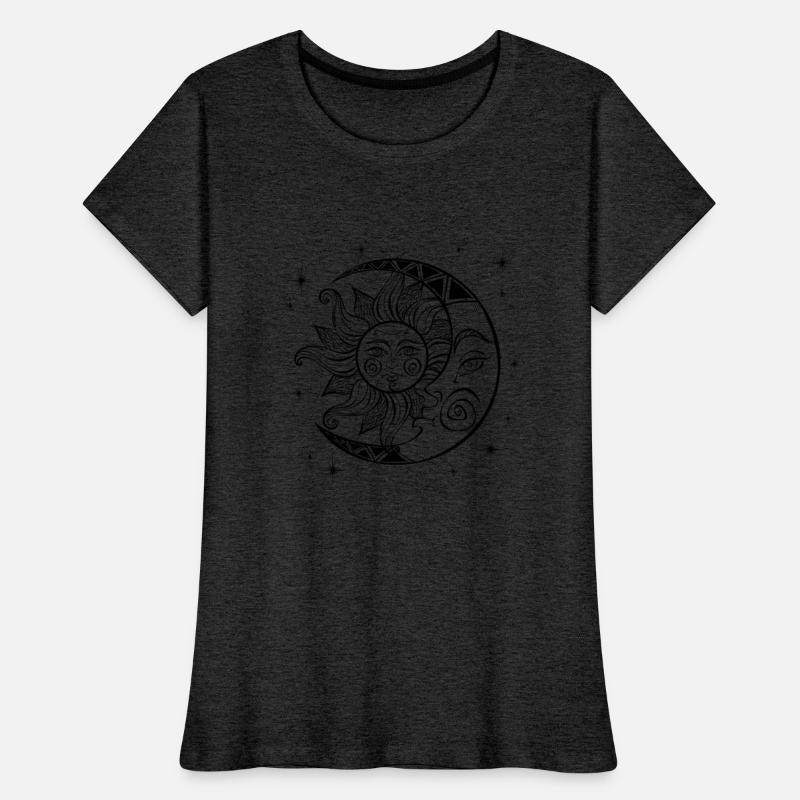 The moon and the sun Mystical Boho Style