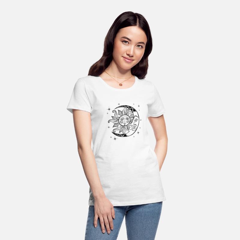 The moon and the sun Mystical Boho Style
