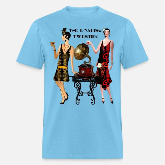The Roaring 20's Flappers and Vintage Phonograph