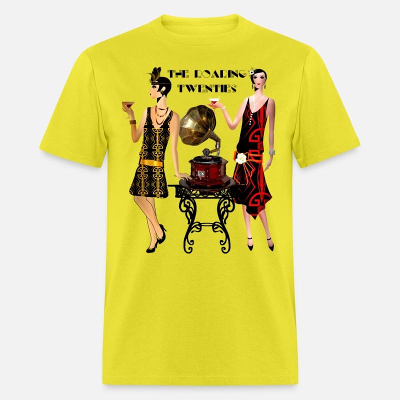 The Roaring 20's Flappers and Vintage Phonograph