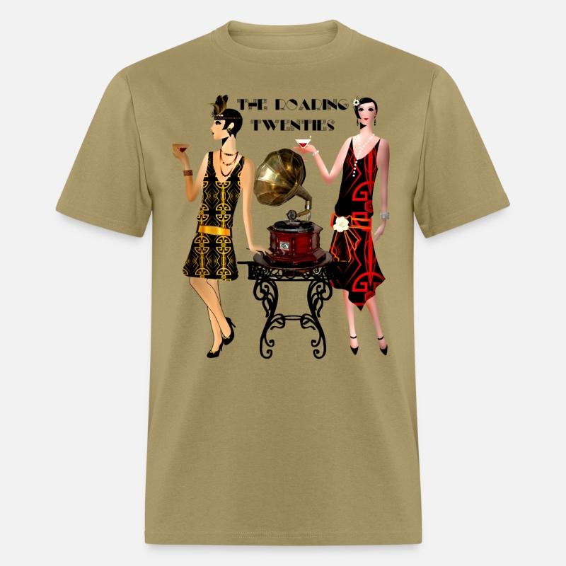 The Roaring 20's Flappers and Vintage Phonograph