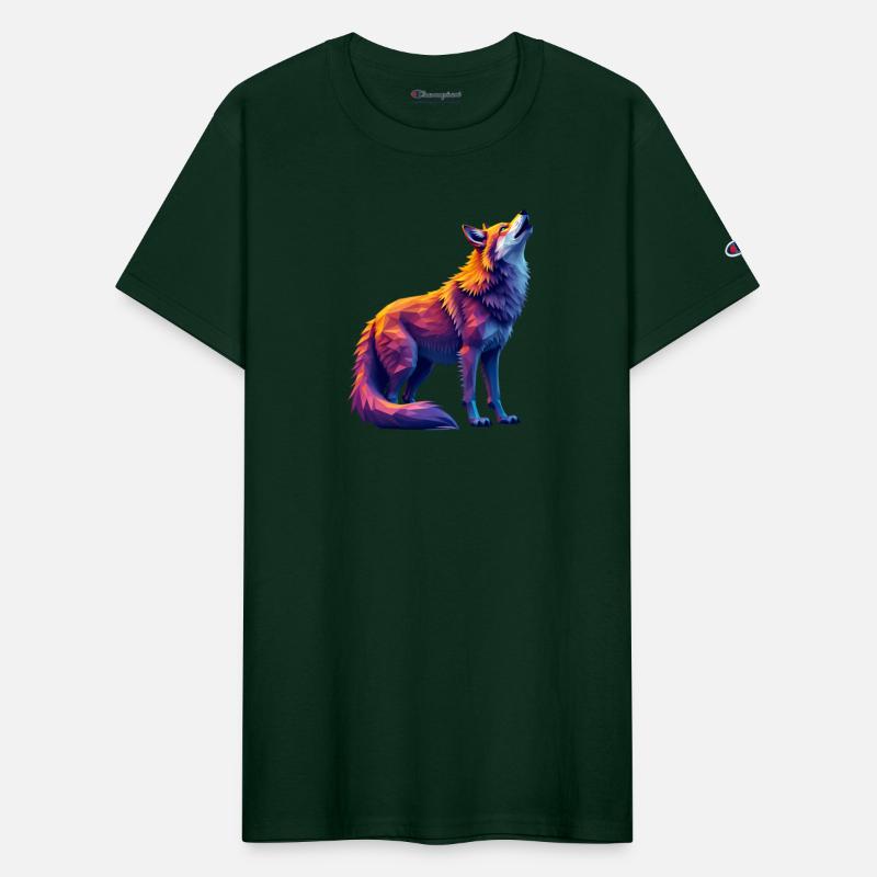 The Vibrant Fox Howling to the Future