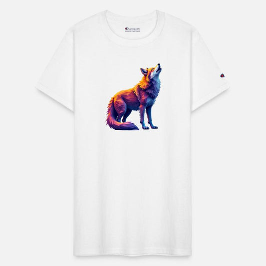 The Vibrant Fox Howling to the Future