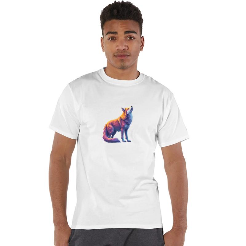The Vibrant Fox Howling to the Future