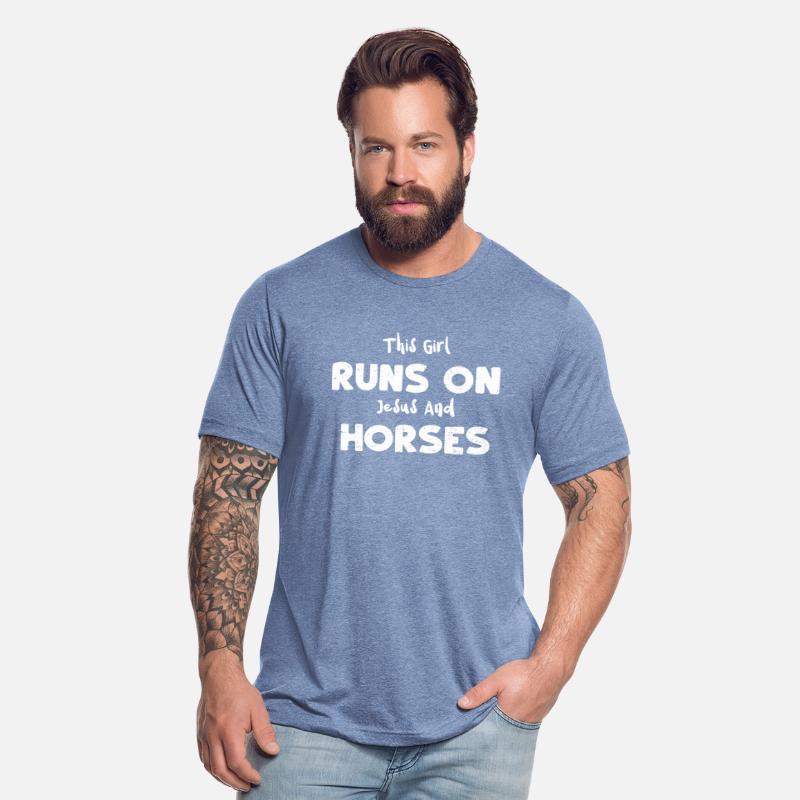 This Girl Runs On Jesus And Horses