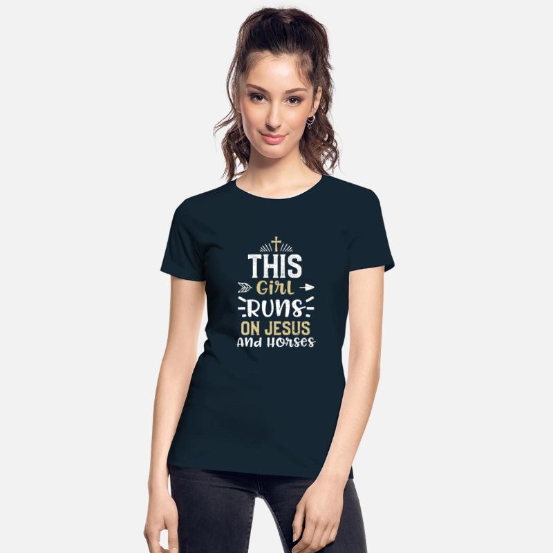 This Girl Runs On Jesus And Horses