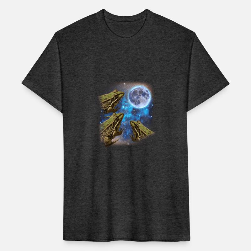 Three Bullfrog Moon Cursed Meme 3 Howling Frog