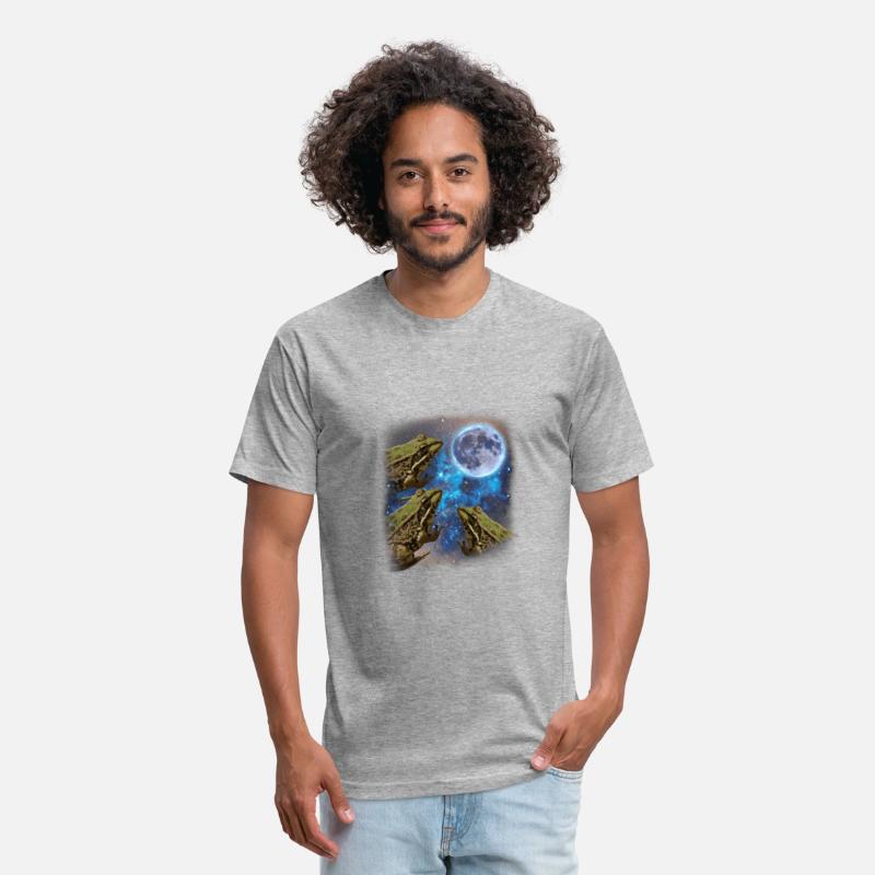 Three Bullfrog Moon Cursed Meme 3 Howling Frog