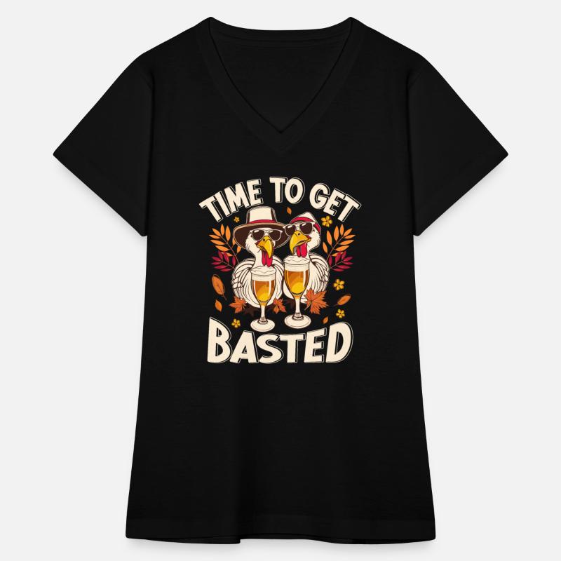 Time To Get Basted Beer Thanksgiving Turkey Day
