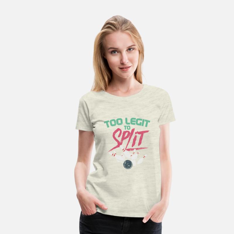 Too Legit To Split Bowling Gutter Ball Bowl Pin