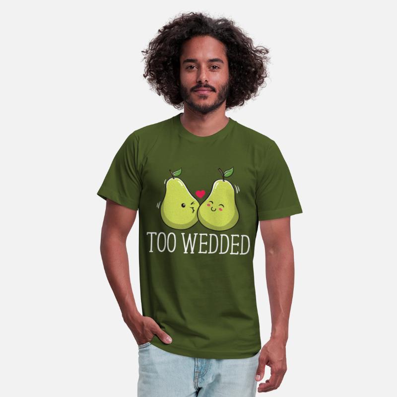 Too Wedded Funny Wedding Humor Bride and Groom Jok