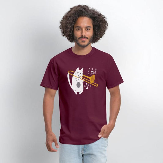 Trombonist Cat Trombone Player Music Lover