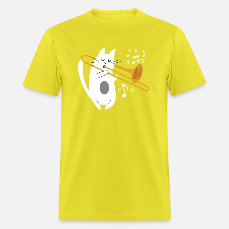 Trombonist Cat Trombone Player Music Lover