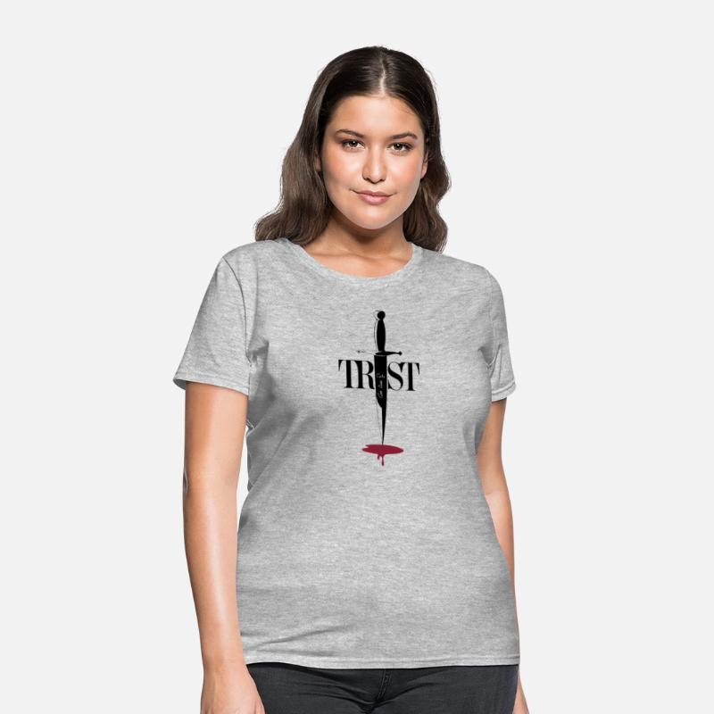 Trust Cuts Deep: Minimalist Dagger Art