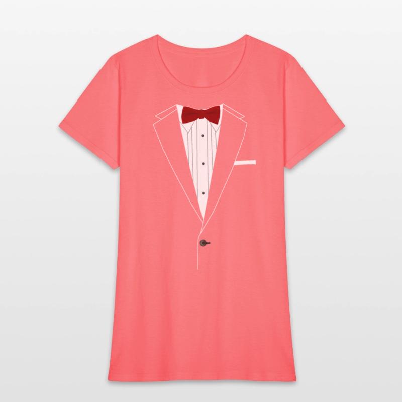 Tuxedo Red Bowtie