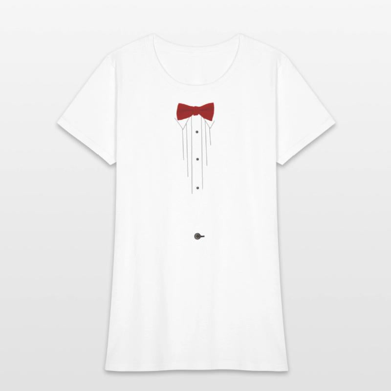 Tuxedo Red Bowtie