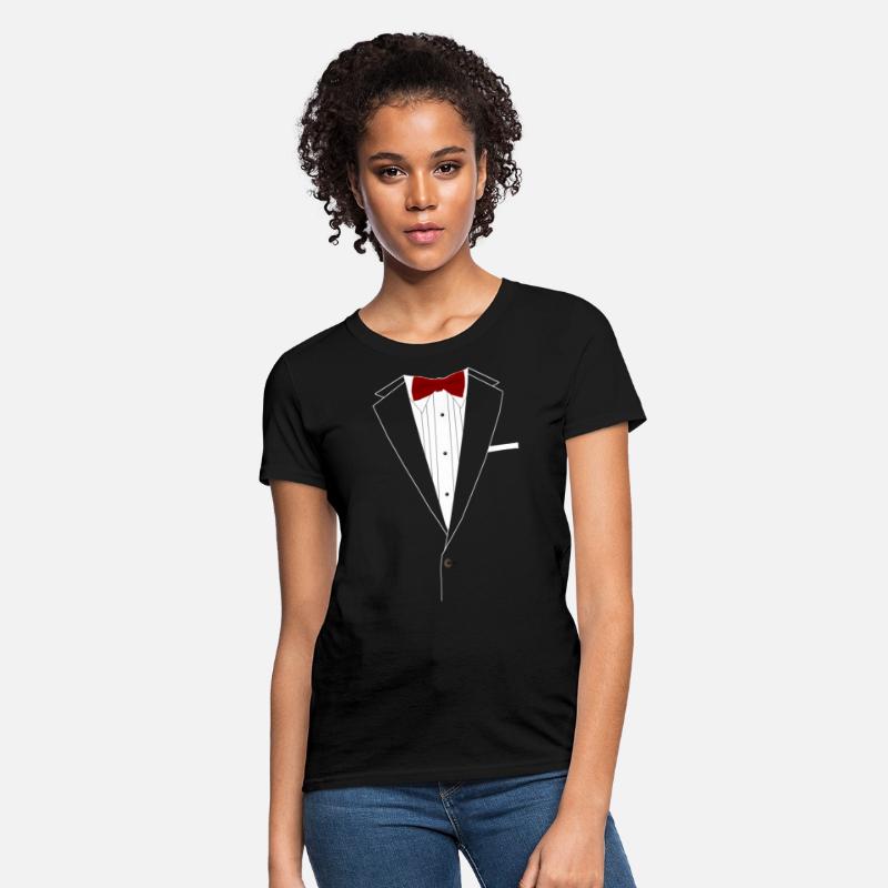 Tuxedo Red Bowtie