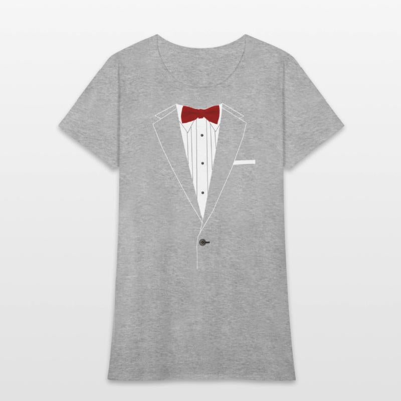 Tuxedo Red Bowtie