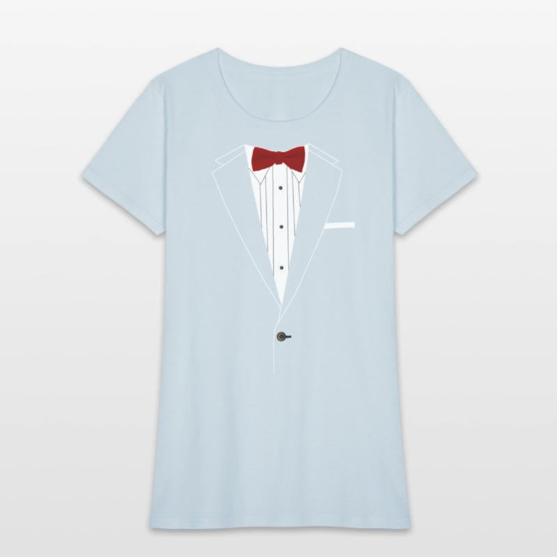 Tuxedo Red Bowtie