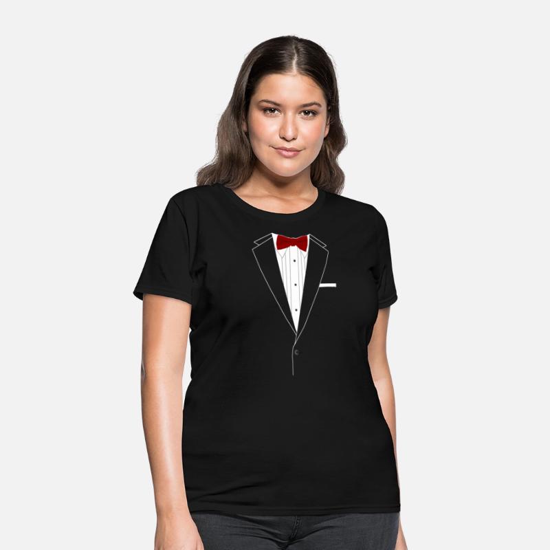Tuxedo Red Bowtie