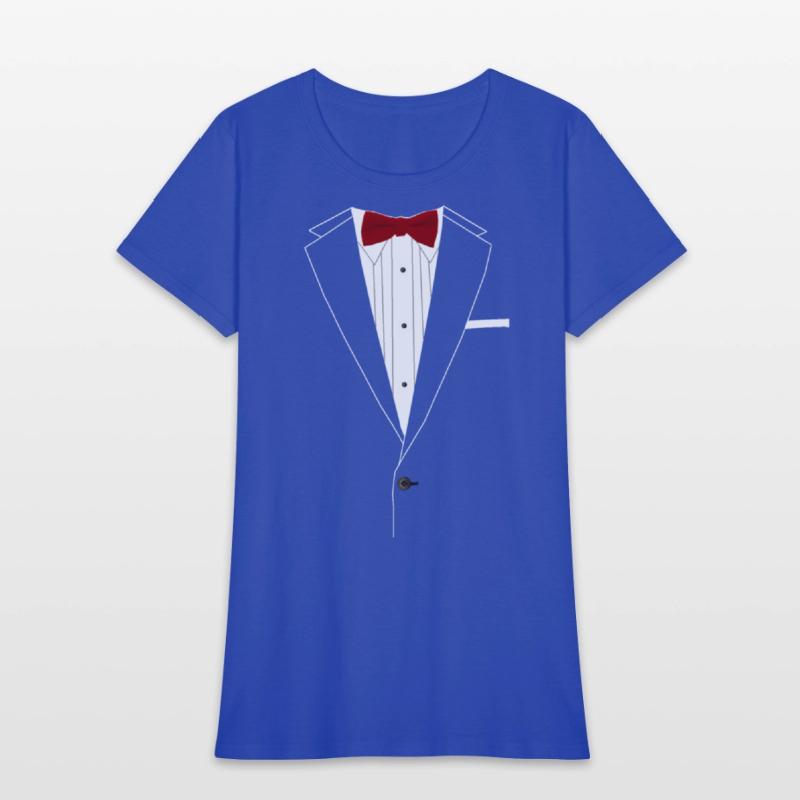 Tuxedo Red Bowtie