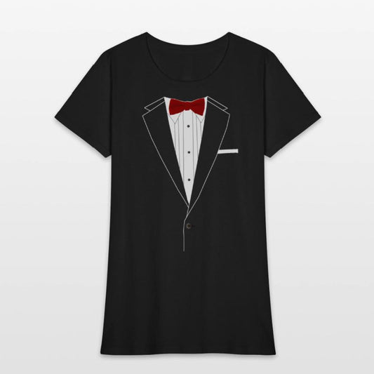 Tuxedo Red Bowtie