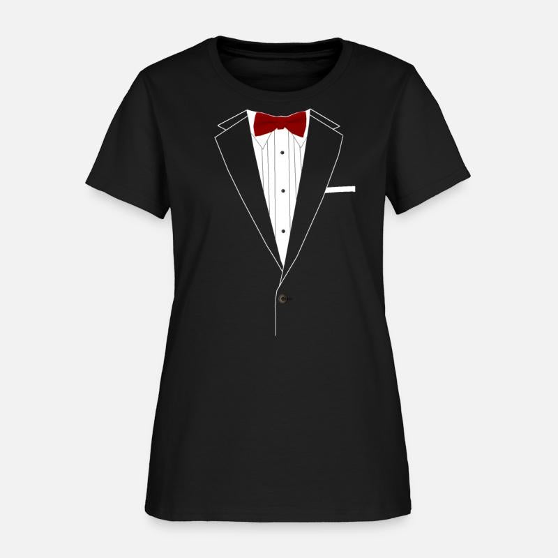Tuxedo Red Bowtie