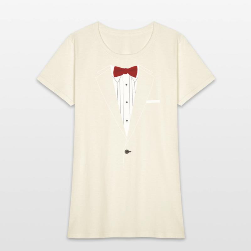Tuxedo Red Bowtie