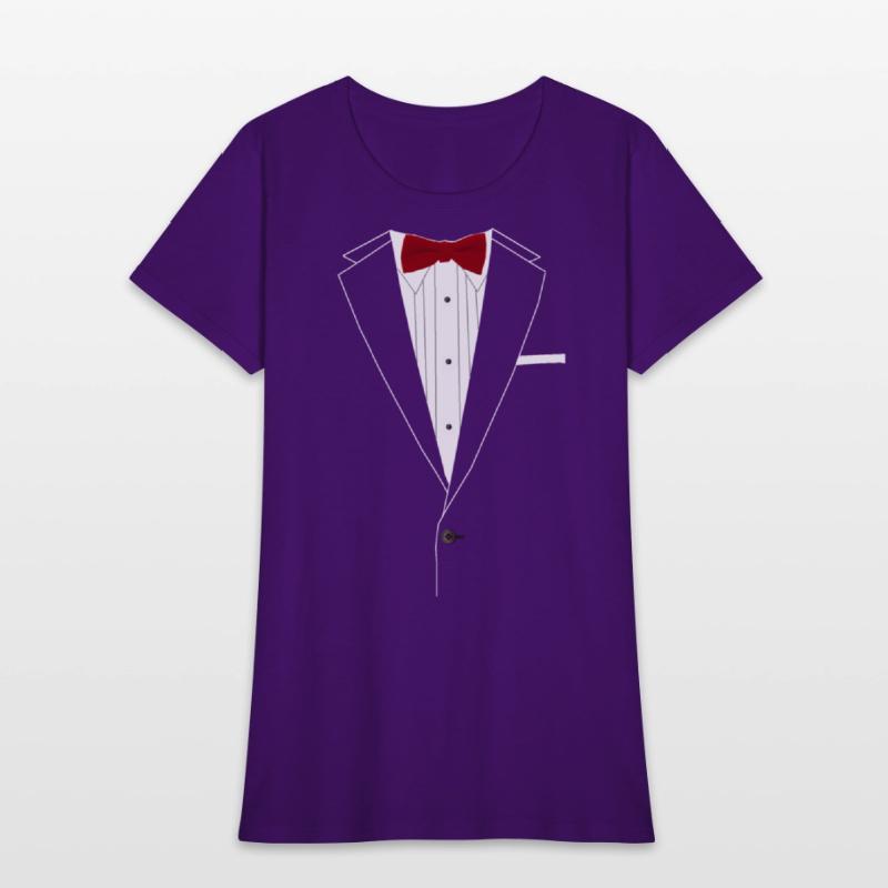 Tuxedo Red Bowtie