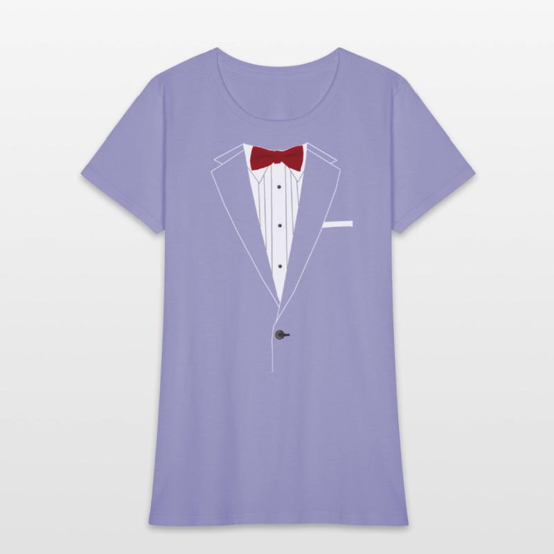 Tuxedo Red Bowtie