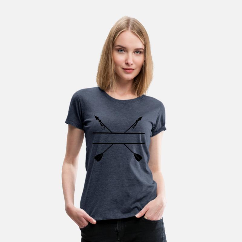 Two crossed arrows