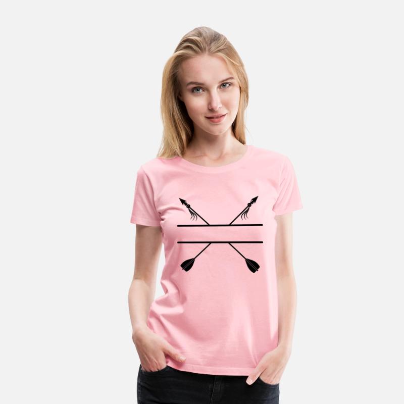 Two crossed arrows