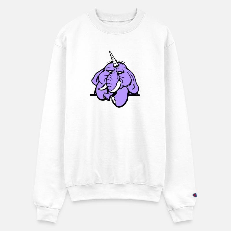 Unicorn Big Elephant Sitting Angry Sad Funny Cool