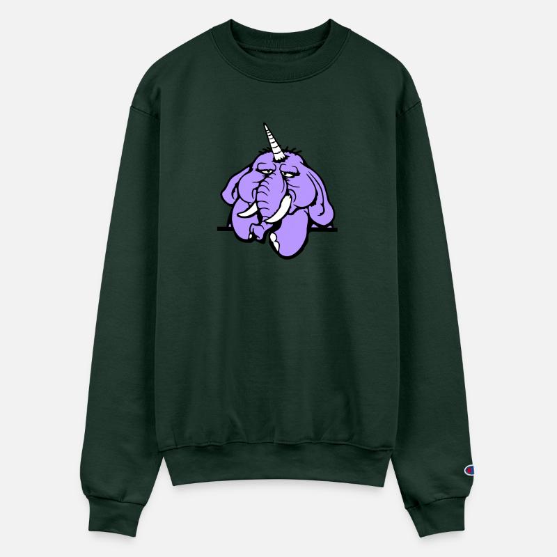 Unicorn Big Elephant Sitting Angry Sad Funny Cool