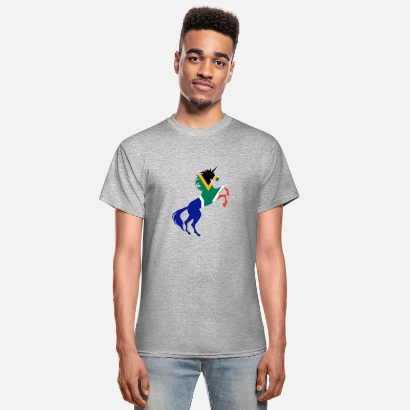 Unicorn South Africa Flag TShirt Magical Unicorn