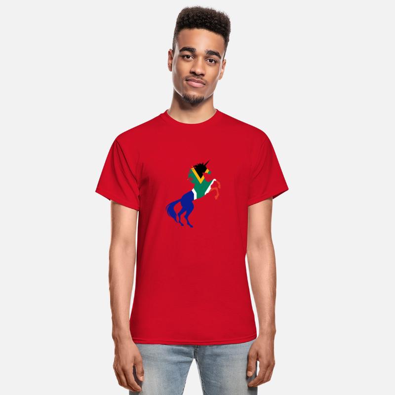 Unicorn South Africa Flag TShirt Magical Unicorn