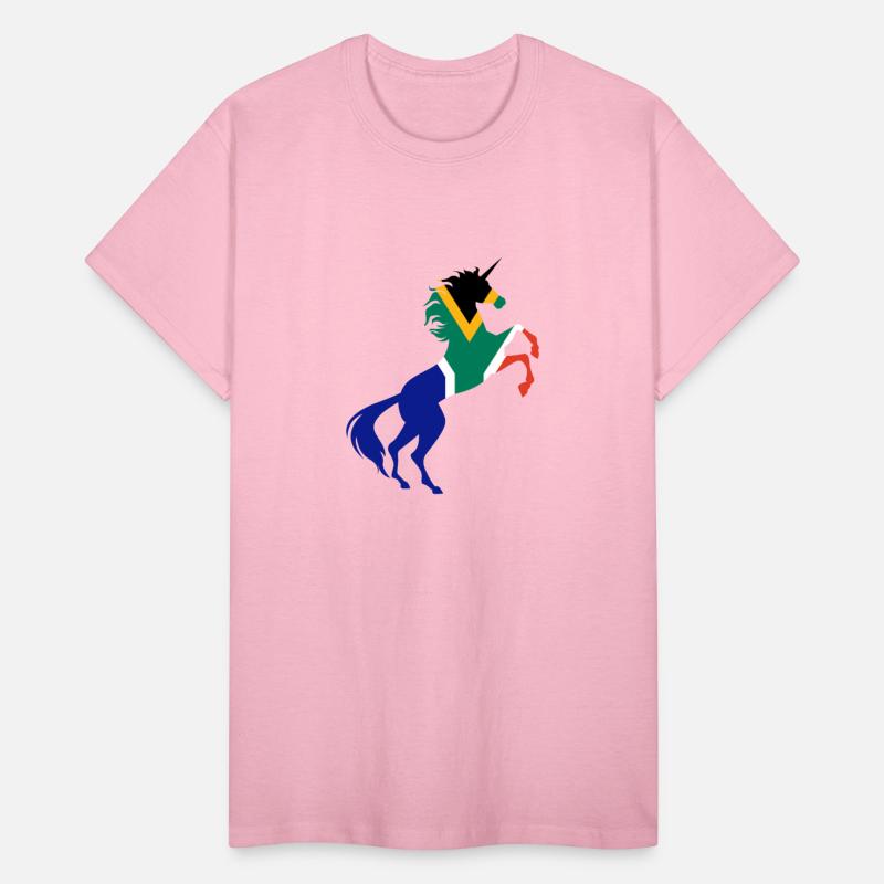 Unicorn South Africa Flag TShirt Magical Unicorn